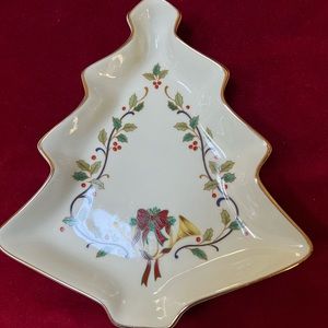 Mikasa “ Holiday Elegance “ Christmas Tree Dish.